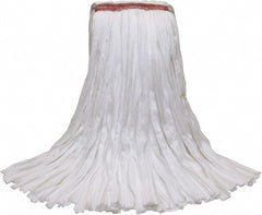 Wet Mop Cut: Side Loading, Medium, White Mop, Polyester & Rayon