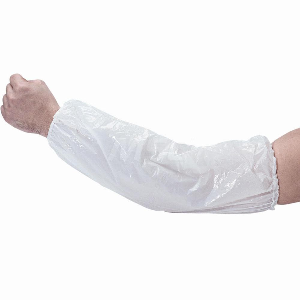 Disposable Sleeve: Size Universal, Polyethylene, White