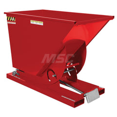 Stationary Tilt Hopper: 4,000 lb Capacity, 32" Wide, 61.13" Long, 42.75" High