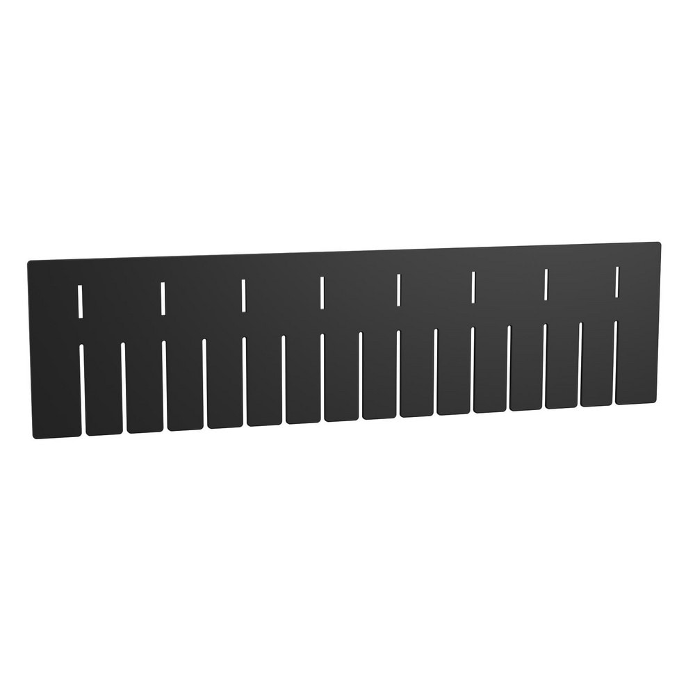 Bin Divider: Use with Akro-Mils - Grid Bins, Black