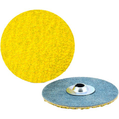 Quick-Change Disc: Type S, 4" Dia, 100 Grit, Ceramic Alumina, Coated