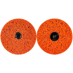 Quick-Change Disc: TR+, 4" Dia, Premium Ceramic Alumina, Non-Woven