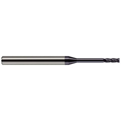 Square End Mill: 7/64" Dia, 4 Flute, Solid Carbide