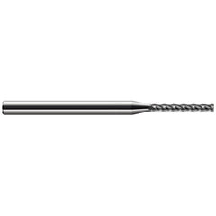 Corner Radius End Mill: 5/32" Dia, 1-1/4" LOC, 0.0300" Radius, 4 Flute, Solid Carbide