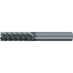 Roughing & Finishing End Mills; Mill Diameter (Fractional Inch): 1/2; Flute Type: Spiral; Number Of Flutes: 7; End Mill Material: Solid Carbide; Length of Cut (Inch): 2; Coating/Finish: AlCr