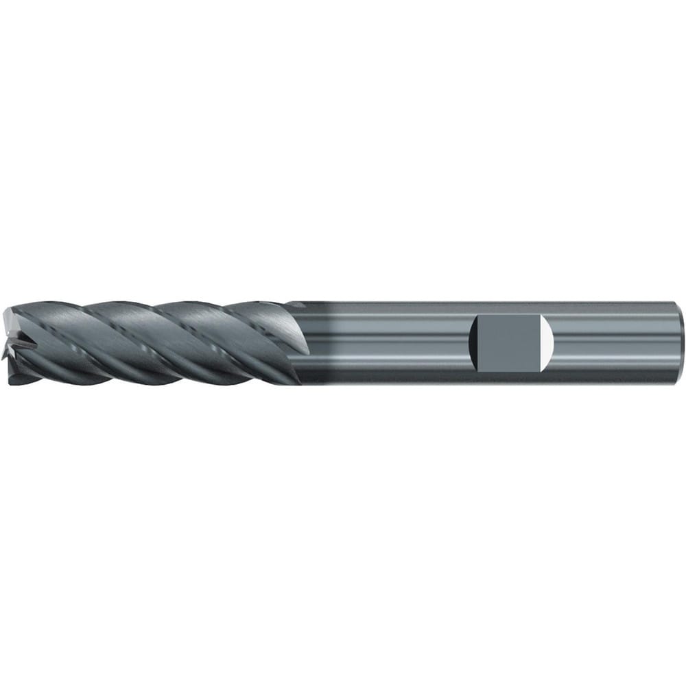 Roughing & Finishing End Mills; Mill Diameter (Fractional Inch): 3/4; Flute Type: Spiral; Number Of Flutes: 5; End Mill Material: Solid Carbide; Length of Cut (Inch): 2-1/4; Coating/Finish: AlCr