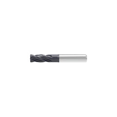 Corner Radius End Mill: 20.00 mm Dia, 38.00 mm LOC, 3.00 mm Radius, 4 Flute, Solid Carbide