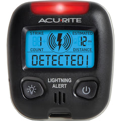 Lightning Detectors; Type: Portable Lightning Detector; Range (Miles): 25