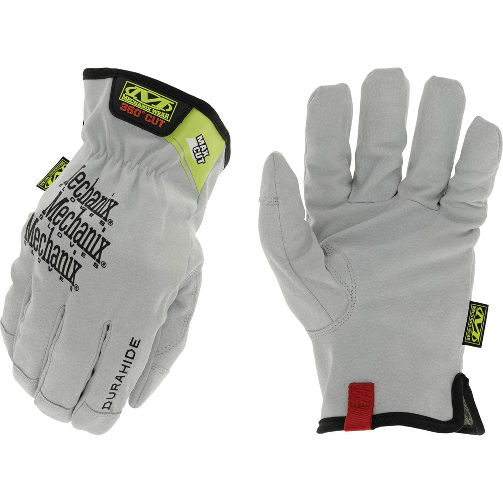 Cut, Puncture & Abrasion-Resistant Gloves: Max Cut Utility MCLD-X00, Size Small, ANSI Cut A9, ANSI Puncture 4, ArmorCore Lined, Leather