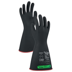 Rubber Linesman Gloves: Pulse Pulse, Size X-Large, 14" Long