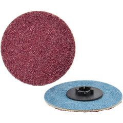 Quick-Change Disc: Type P, 3" Dia, 120 Grit, Aluminum Oxide, Coated