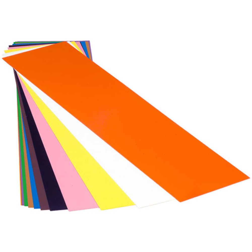 Plastic Shim Stock; Type: Shim Stock Sheet; Thickness (Decimal Inch): 0.020 in; Width (Inch): 25; Length (Inch): 50.00; Color: Yellow; Thickness Tolerance: +/- 5%; Minimum Temperature: -10¬∞F