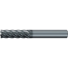 Roughing & Finishing End Mills; Mill Diameter (Fractional Inch): 7/16; Flute Type: Spiral; Number Of Flutes: 6; End Mill Material: Solid Carbide; Length of Cut (Inch): 2; Coating/Finish: AlCr