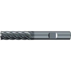 Roughing & Finishing End Mills; Mill Diameter (Fractional Inch): 1/2; Flute Type: Spiral; Number Of Flutes: 6; End Mill Material: Solid Carbide; Length of Cut (Inch): 2; Coating/Finish: AlCr