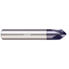 Chamfer Mill: 3/4" Dia, 3/4" Shank Dia, 82.00 deg, 3 Flute, Solid Carbide, Single End