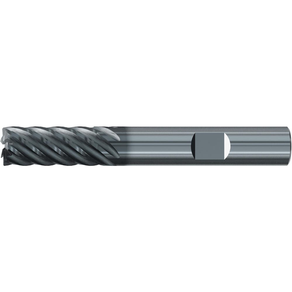 Roughing & Finishing End Mills; Mill Diameter (Fractional Inch): 5/8; Flute Type: Spiral; Number Of Flutes: 7; End Mill Material: Solid Carbide; Length of Cut (Inch): 1-7/8; Coating/Finish: AlCr