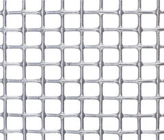 Wire Cloth: 20 Wire Gauge, 0.035" Wire Dia, Steel