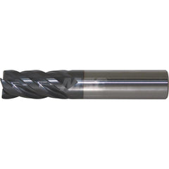 Ball End Mill: 1/32" Dia, 1/32" LOC, 2 Flute, Solid Carbide