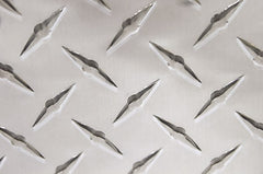 Stainless Steel Tread Plates; Length (Inch): 96; Tread Design: Diamond; Thickness (Decimal Inch