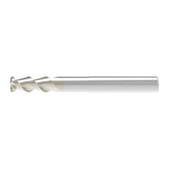 Corner Radius End Mill: 6.00 mm Dia, 16.00 mm LOC, 1.00 mm Radius, 2 Flute, Solid Carbide