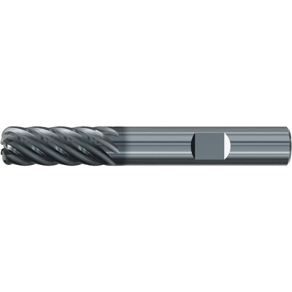 Roughing & Finishing End Mills; Mill Diameter (Fractional Inch): 5/8; Flute Type: Spiral; Number Of Flutes: 7; End Mill Material: Solid Carbide; Length of Cut (Inch): 1-7/8; Coating/Finish: AlCr