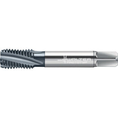 Spiral Flute Tap: 1/2-20, UNF, 4 Flute, Semi-Bottoming Chamfer, 3B Class of Fit, High-Speed Steel-E, TiCN Finish