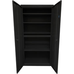 Steel Steel Storage Cabinet Cabinet: 30" Wide, 18" Deep, 72" High