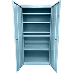 Steel Steel Storage Cabinet Cabinet: 36" Wide, 18" Deep, 72" High