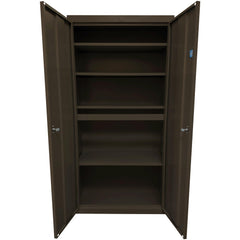 Steel Steel Storage Cabinet Cabinet: 36" Wide, 18" Deep, 78" High