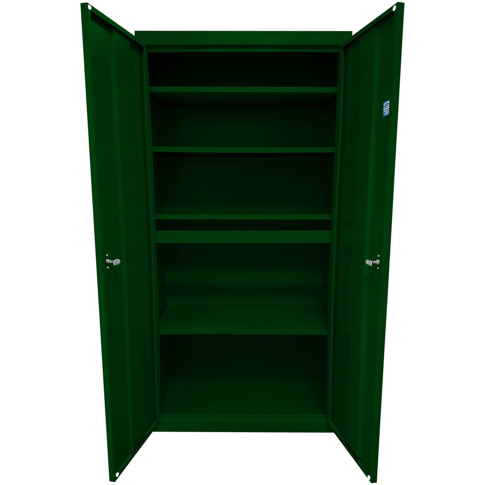 Steel Steel Storage Cabinet Cabinet: 36" Wide, 18" Deep, 78" High