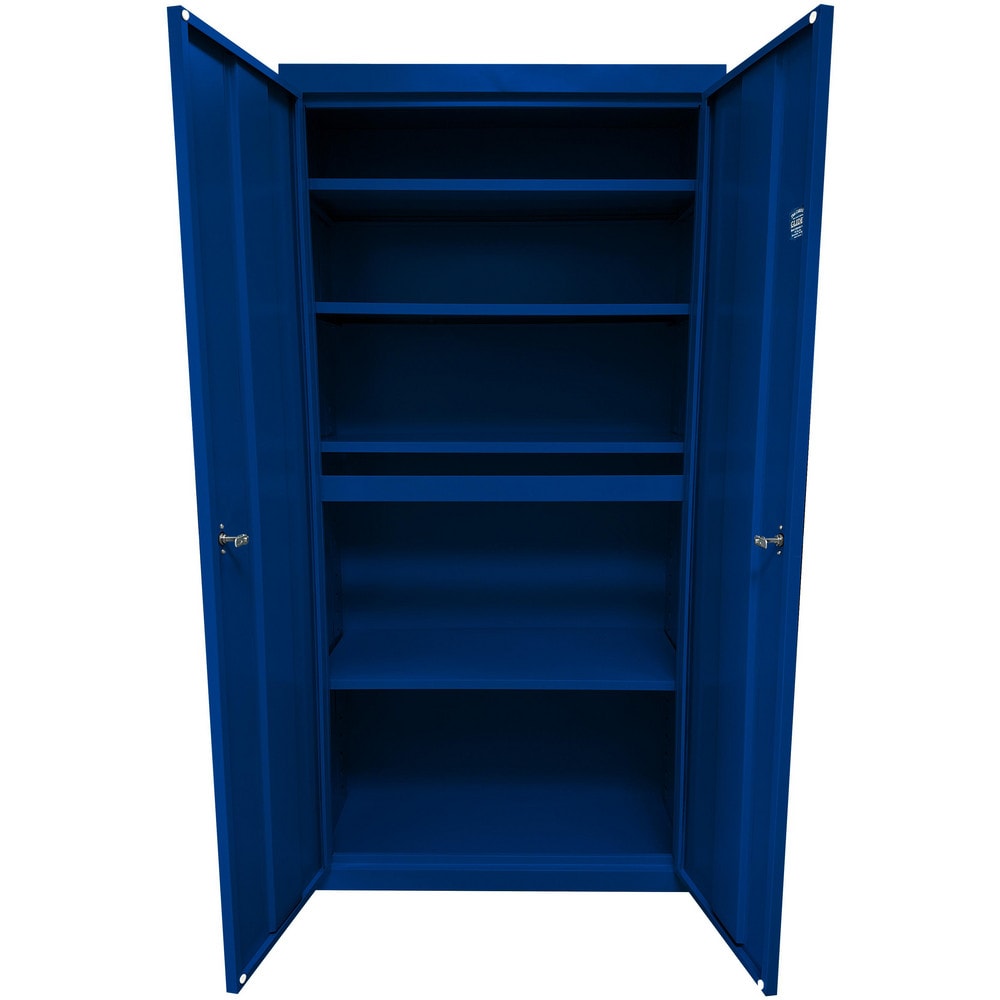 Steel Steel Storage Cabinet Cabinet: 36" Wide, 18" Deep, 72" High