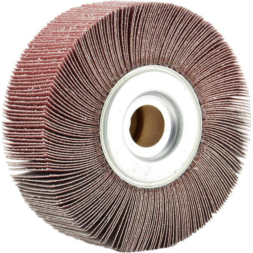 Unmounted Flap Wheels; Abrasive Type: Coated; Abrasive Material: Aluminum Oxide; Outside Diameter (Inch): 8; Face Width (Inch): 2; Center Hole Size (Inch): 1; Grade: Medium; Grit: 80