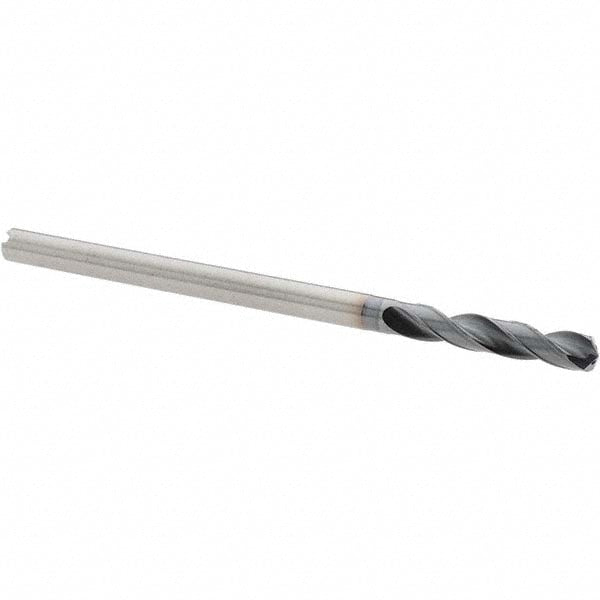 Screw Machine Length Drill Bit: 4.00 mm Dia, 135 deg Point, Solid Carbide