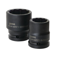 Impact Socket: 3/4" Drive, 1-1/16" Socket, Square Drive