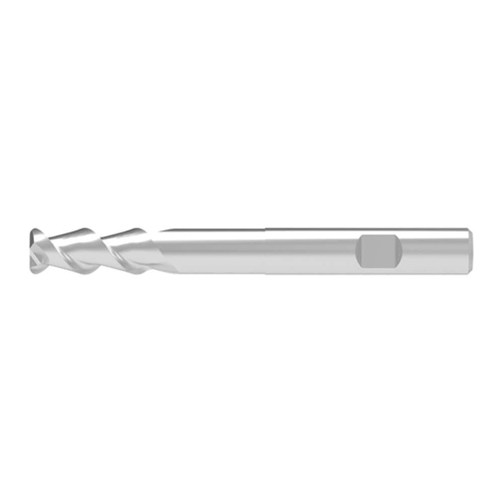 Corner Radius End Mill: 6.00 mm Dia, 16.00 mm LOC, 1.00 mm Radius, 2 Flute, Solid Carbide