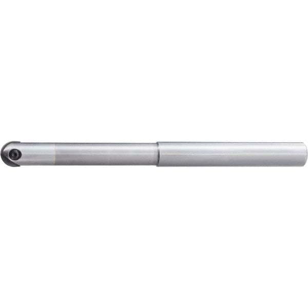 Indexable Ball Nose End Mill: 16 mm Cut Dia, Solid Carbide, 140 mm OAL