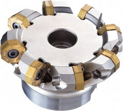 60.99mm Cut Diam, 3/4" Arbor Hole Diam, 1.575" Max Depth, Indexable Square-Shoulder Face Mill