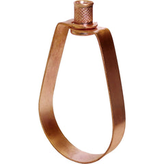 Adjustable Swivel Ring Hanger: 4" Pipe, Carbon Steel