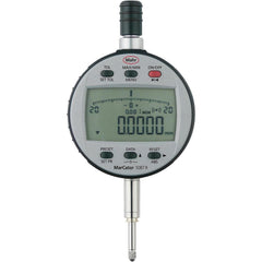 LCD Electronic Drop Indicator: 1/2" Max, Flat Back