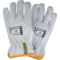 Work & General Purpose Gloves; Glove Type: General Purpose; Application: Light Construction, Ideal For Material Handling; Lining Material: Leather; Back Material: Goatskin Leather; Cuff Material: Leather; Cuff Style: Safety; Primary Material: Leather