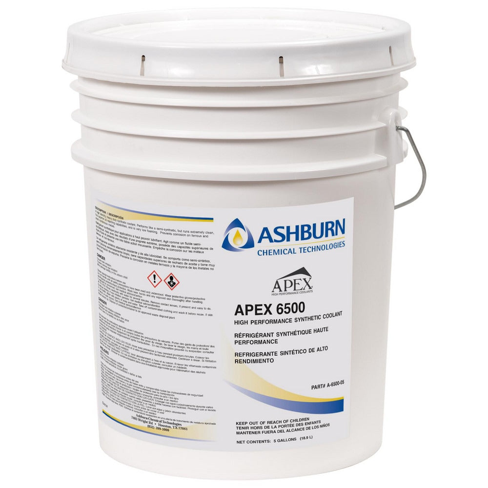 Coolant, Machining, Grinding & Cutting Fluid: Apex 5 gal Pail