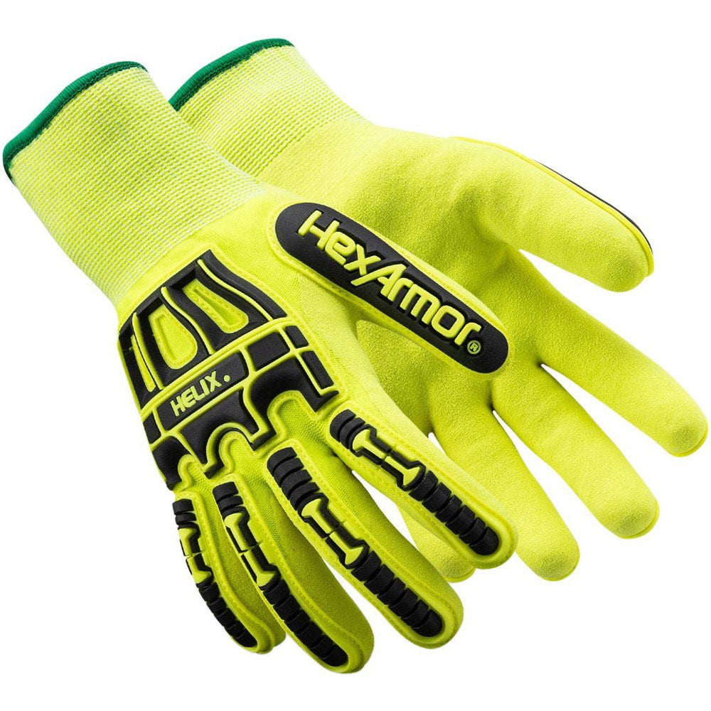 Impact-Resistant & Cut & Puncture-Resistant Gloves: Helix Helix 2059IMPW, Size X-Small, ANSI Cut A4, ANSI Puncture 2, Nitrile, Acrylic