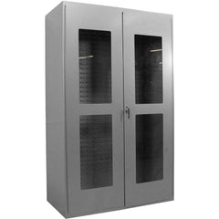 Steel Storage & Visible Cabinet: 36" Wide, 78" High