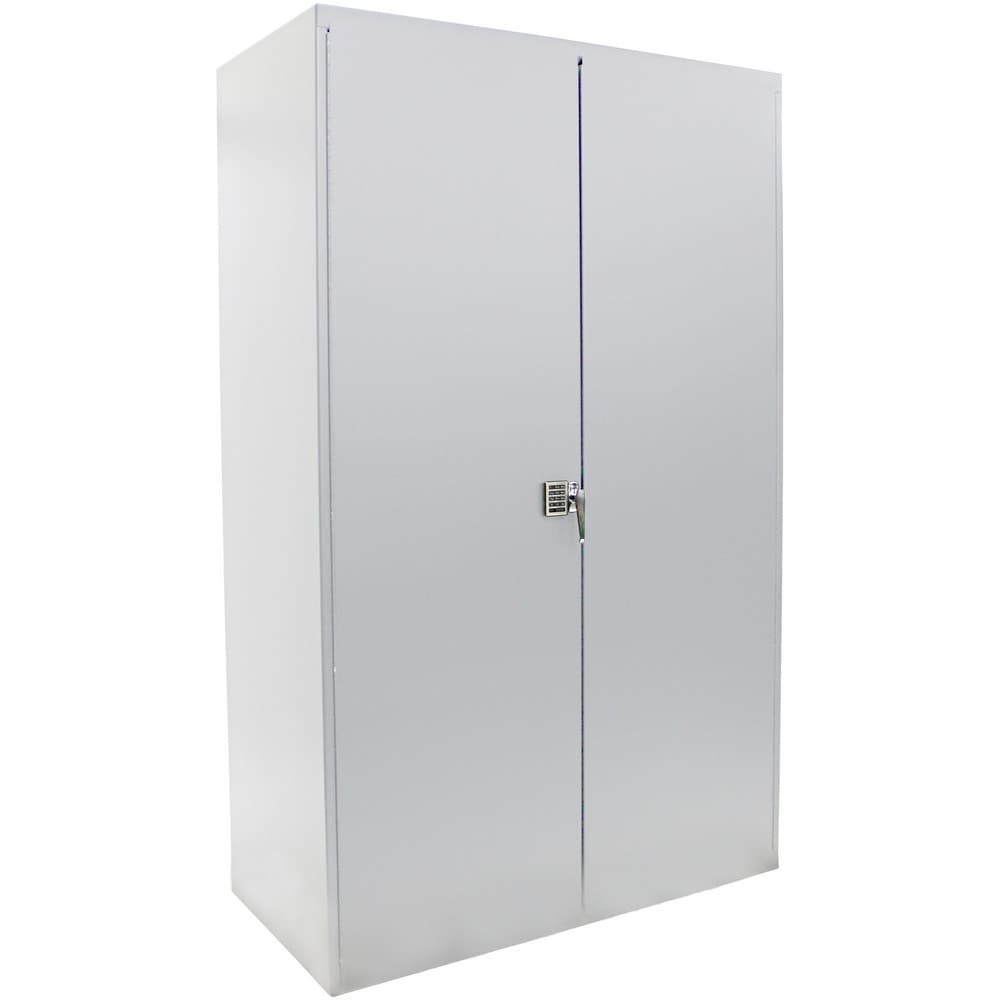 Steel Locking & Storage Cabinet: 48" Wide, 78" High