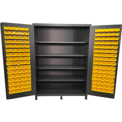 Modular Steel Storage Cabinet: 60" Wide, 24" Deep, 84" High