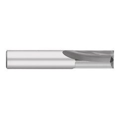 Square End Mill: 1/8" Dia, 1/2" LOC, 2 Flute, Solid Carbide