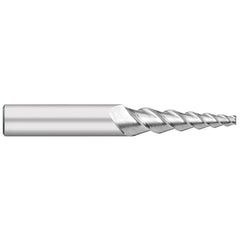 Tapered End Mills; Mill Diameter (Decimal Inch): 0.1563; Length of Cut (Inch): 1-3/4; End Mill Material: Solid Carbide