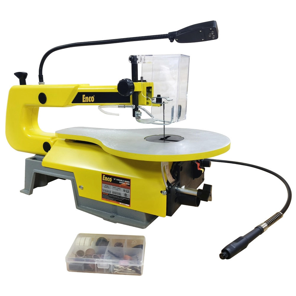 16" Variable Speed Scroll Saw with Flexible Shaft