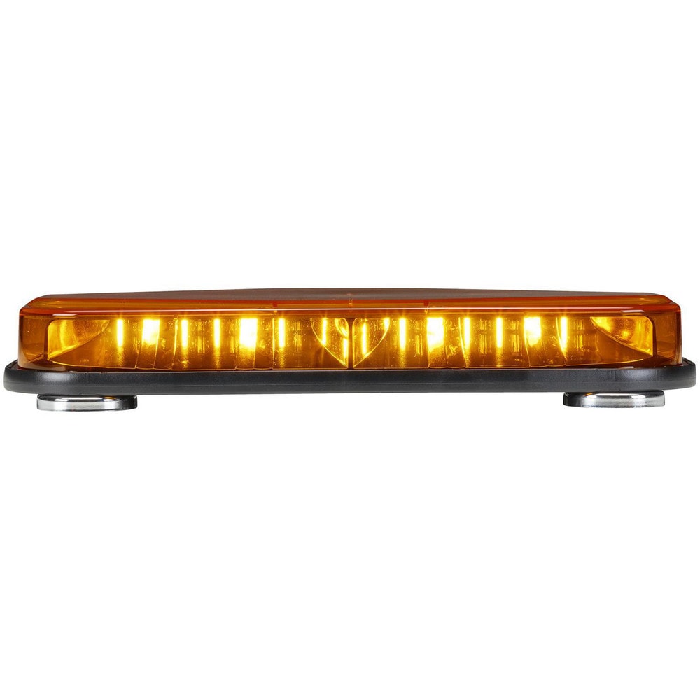 Emergency Light Assemblies; Light Assembly Type: Led Mini Lightbar ; Flash Type: Variable; Flashes per Minute: Variable; Voltage: 12, 24; Mount Type: Magnetic; Power Source: Cigarette Lighter Plug, 12 Volt; Overall Height: 2.1 in