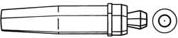 Oxygen/Acetylene Torch Tips; Tip Type: Cutting; Tip Number: 00-GPN; Compatible Gas: Natural Gas